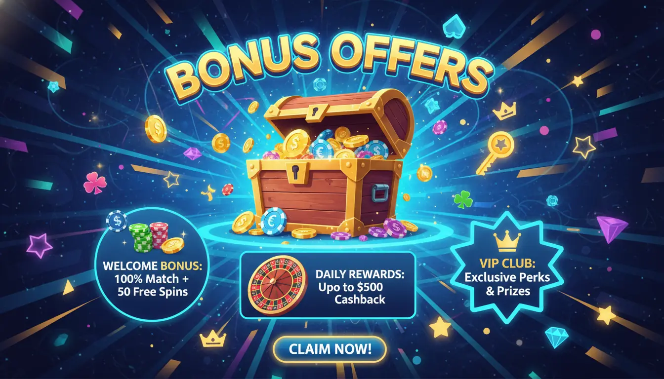 Bonus offers Djack casino