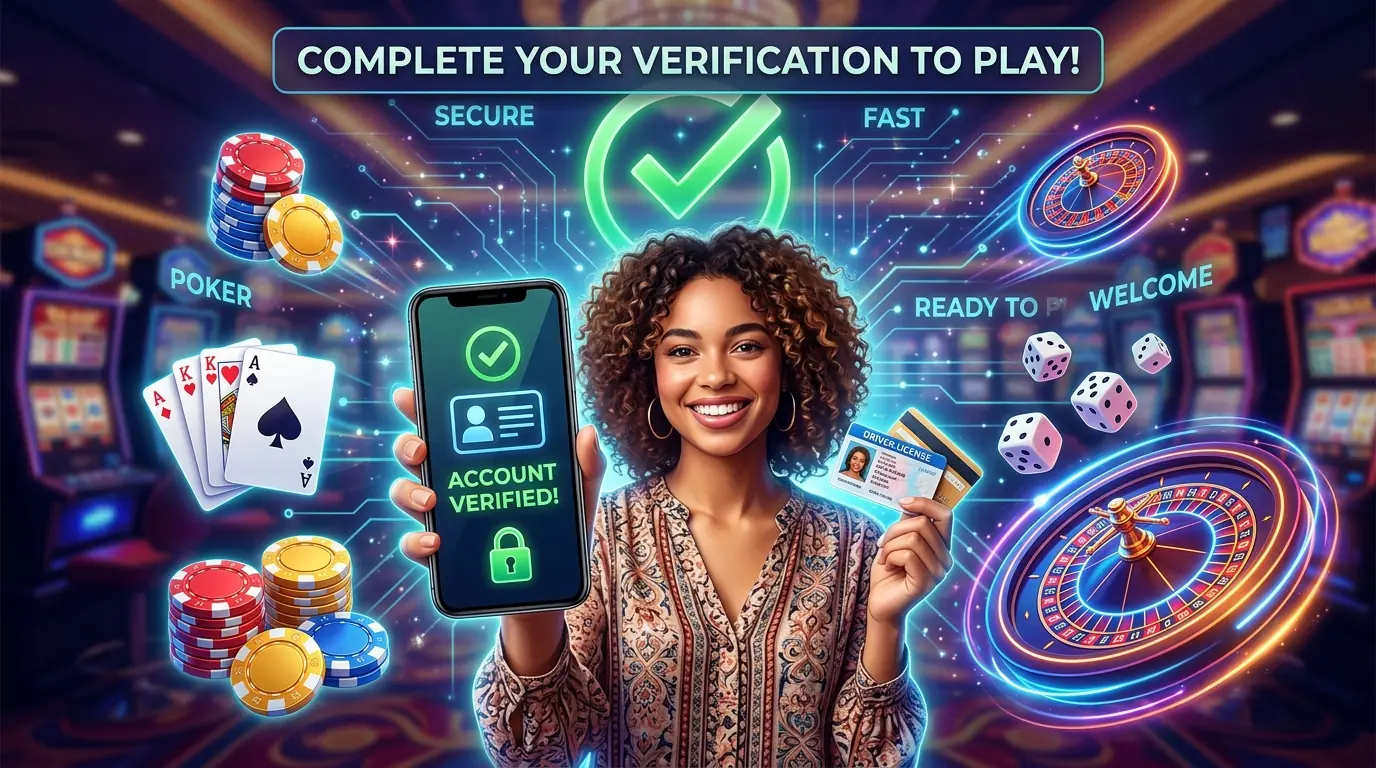 Verifiera konto hos Djack casino